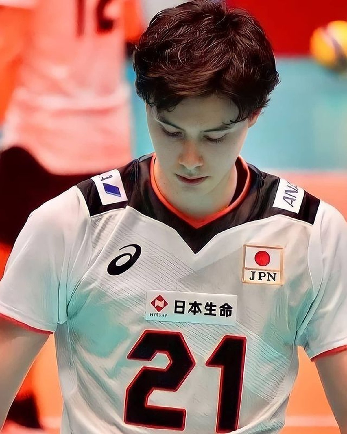 Atlet voli Jepang memiliki wajah yang tampan&period; Aktor Nicholas Saputra terseret karena disebut kembaran&period; Yuk intip pesona sang atlet&excl;