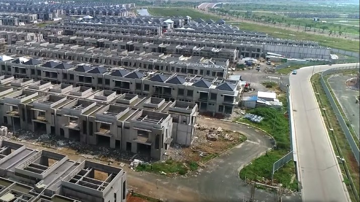 Proggres Proyek PIK2 - Periode Juni 2021 (Ist Tangkapan Layar Youtube/PIK2 Sedayu Indo city)