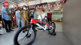 VIDEO: Sepeda BMX Buatan Gresik Berlaga di Olimpiade Tokyo
