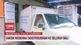 VIDEO: Vaksin Moderna Didistribusikan ke Seluruh Bali