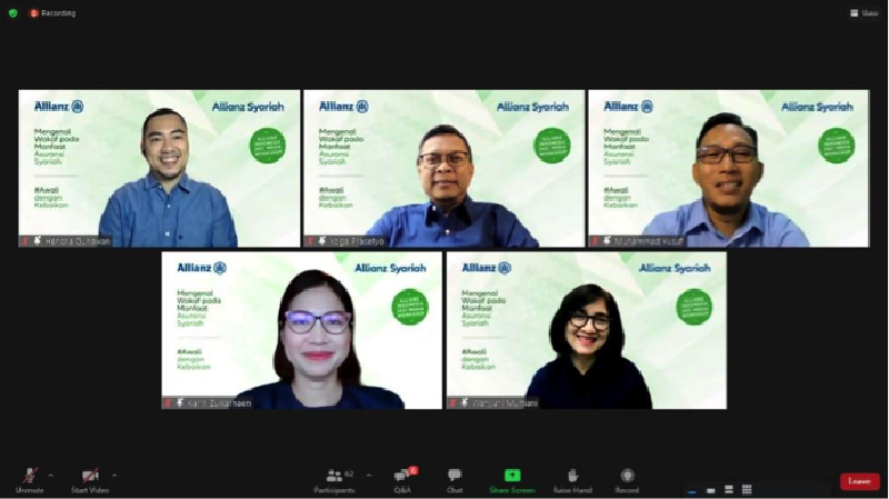 Allianz berkomitmen untuk mengajak masyarakat dalam mengenal konsep berbuat kebaikan dan tolong menolong, khususnya melalui wakaf.