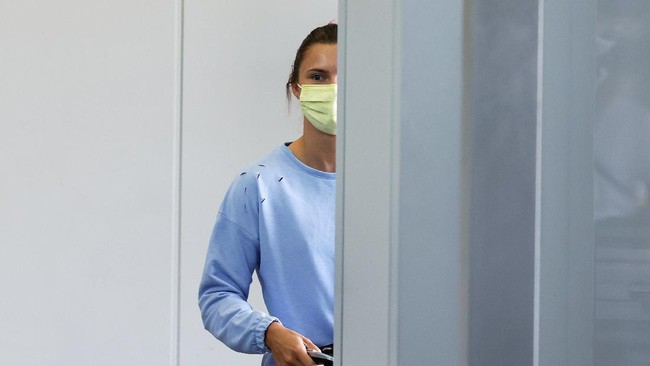 Atlet Belarus di Olimpiade Tokyo, Krystsina Tsimanouskaya bakal mendarat di Austria, bukan Polandia seperti rencana semula.