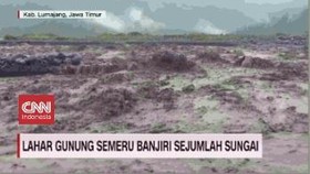 VIDEO: Lahar Gunung Semeru Banjiri Sejumlah Sungai