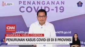 VIDEO: Penurunan Kasus Covid-19 di 8 Provinsi