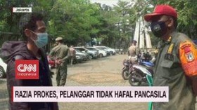 VIDEO: Razia Prokes, Pelanggar Tidak Hafal Pancasila