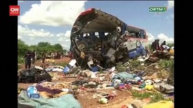 VIDEO: 41 Orang Tewas Akibat Tabrakan Truk dan Bus di Mali