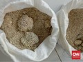 Warga Pandeglang Protes Bantuan Beras Serupa Batu