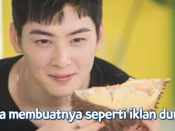 Cicip Durian Pertama Kali, Cha Eun Woo: Rasanya Unik!