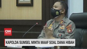 VIDEO: Kapolda Sumsel Minta Maaf Soal Dana Hibah