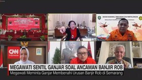 VIDEO: Megawati Colek Jokowi & Ganjar, Soal Jakarta Tenggelam