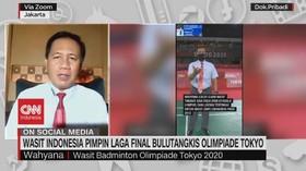 VIDEO: Wasit Indonesia di Laga Final Bulu Tangkis Olimpiade