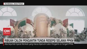 VIDEO: Ribuan Calon Pengantin Tunda Resepsi Selama PPKM
