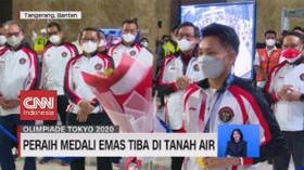 VIDEO: Peraih Medali Emas Tiba di Tanah Air