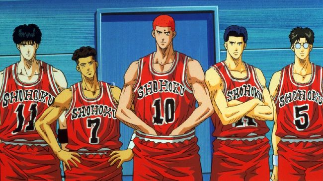 Slam Dunk menceritakan sosok Hanamichi Sakuragi yang mempunyai kemampuan fisik yang luar biasa, dan memulai karier basket dari bangku SMA.
