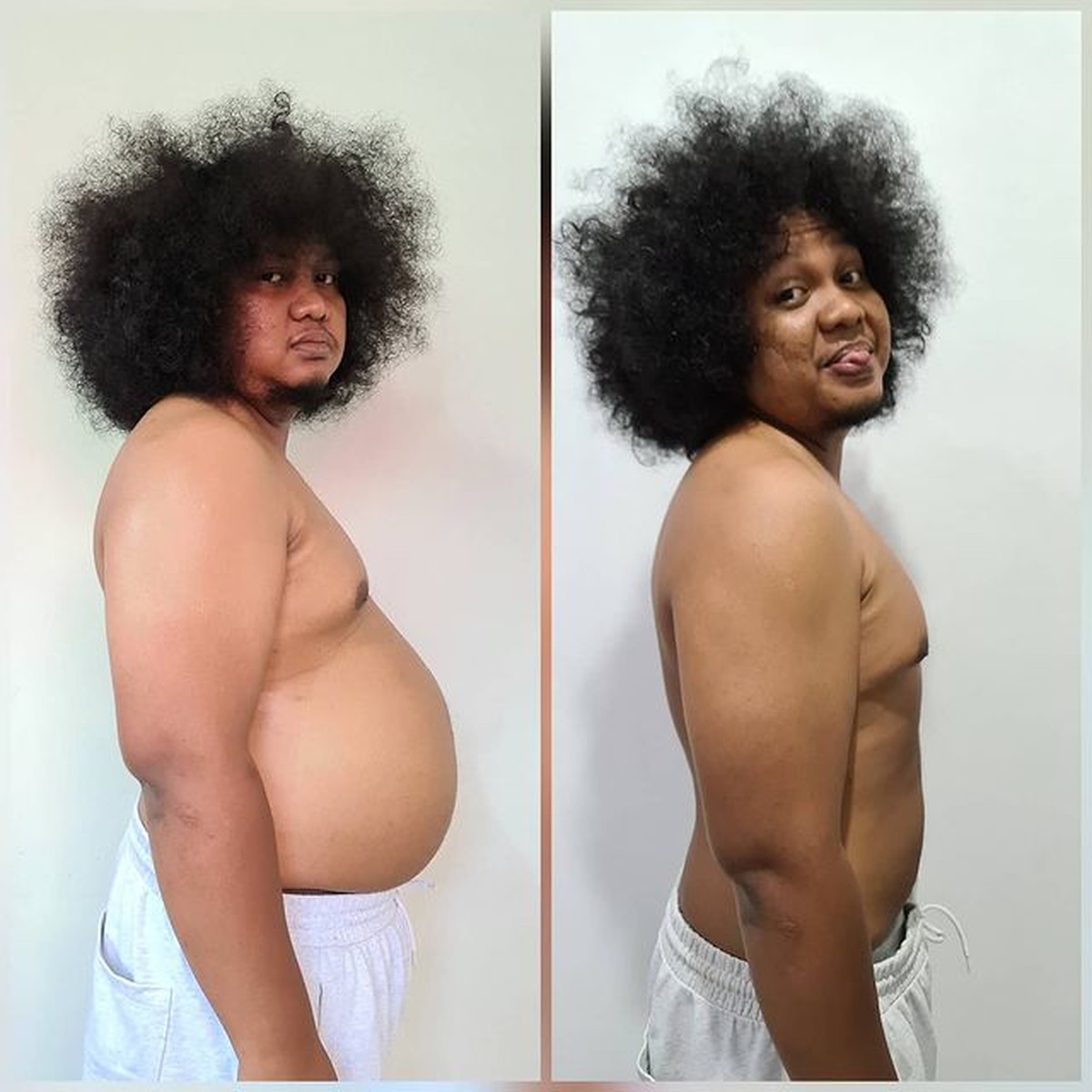 Babe Cabita berhasil menurunkan berat badannya sebanyak 20kg hanya dalam waktu 3 bulan&period; Yuk intip transformasi tubuh Babe&excl;