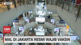 VIDEO: Mal di Jakarta Resmi Wajib Vaksin