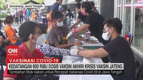 VIDEO: Jateng Kedatangan 600 Ribu Dosis Vaksin