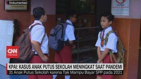 VIDEO: KPAI: Kasus Anak Putus Sekolah Meningkat Saat Pandemi