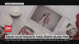 VIDEO: Ribuan Calon Pengantin Tunda Resepsi Selama PPKM