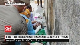 VIDEO: Tunawisma Lansia di Gang Sempit Positif Covid-1
