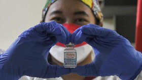 Vaksinasi Moderna Puskesmas Menteng, Sehari Target 120 Orang