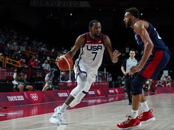 Hasil Basket Olimpiade Tokyo 2020: AS Raih Emas Usai Kalahkan Prancis