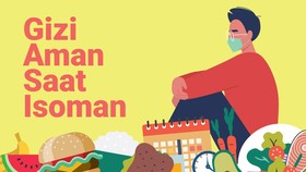 INFOGRAFIS: Gizi Aman Saat Isoman