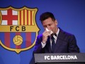 Messi Menangis Ucapkan Perpisahan dengan Barcelona