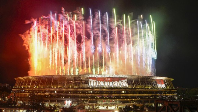 Gelaran Olimpiade Tokyo 2020 yang berlangsung sejak 23 Juli resmi ditutup pada Minggu (8/8).