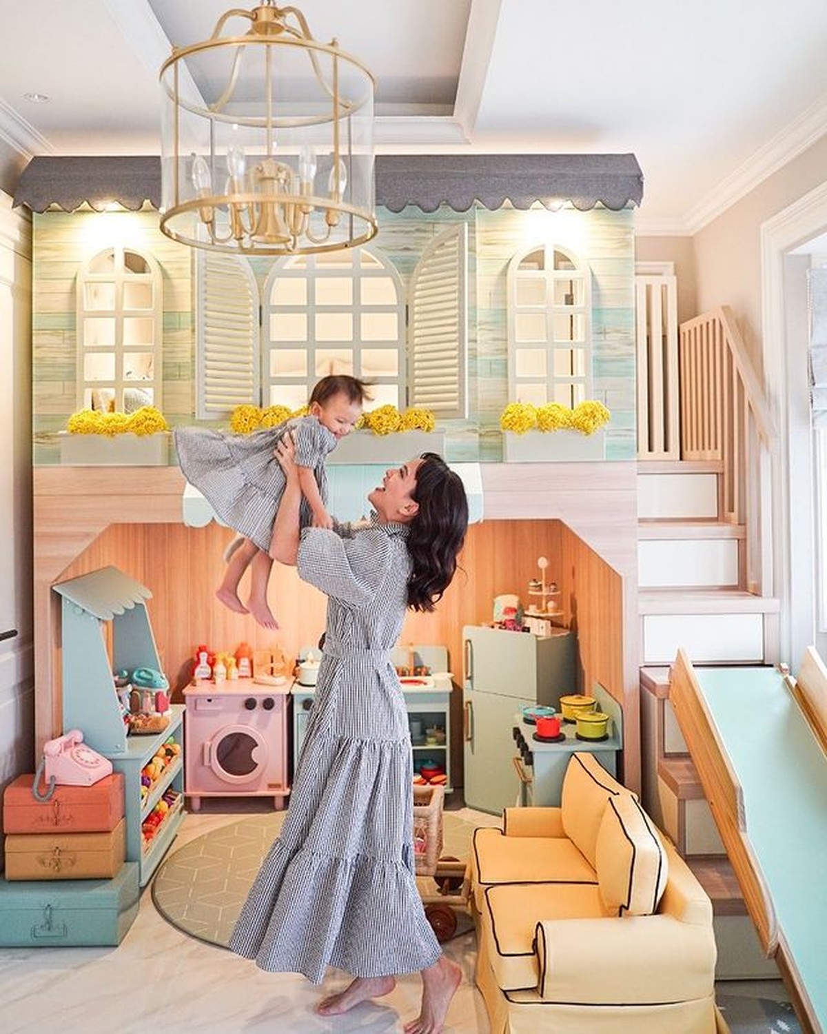 Shandy Aulia dan Baby Claire Pakai Outfit Kembaran&comma; Lucu Banget&excl;