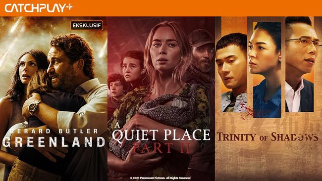 Catchplay+ pada Agustus menghadirkan serial produksi orisinil Trinity of Shadows, serta A Quiet Place Part II, In the Heights, dan Greenland