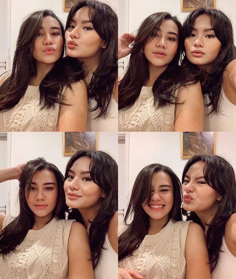 Potret Cantik Aaliyah & Zahwa Putri Alm Adjie Massaid dan Reza