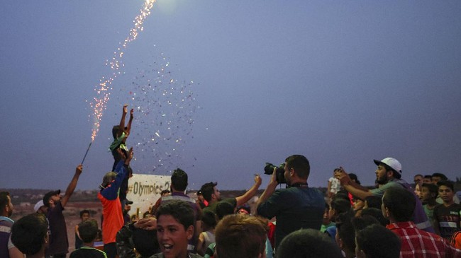 FOTO: Olimpiade Tenda ala Anak-anak Pengungsi Suriah
