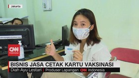 VIDEO: Bisnis Jasa Cetak Kartu Vaksinasi