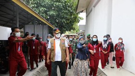 Kepala BNPB Kunjungi Isoter Riau: Semangat Terus