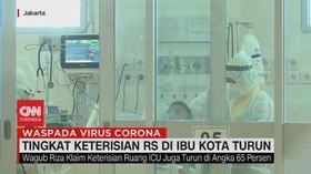 VIDEO: Tingkat Keterisian RS di Ibu Kota Turun
