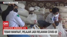 VIDEO: Tebar Manfaat, Pelajar Jadi Relawan Covid-19