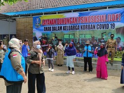 Pendampingan Psikologi Puluhan Anak di Kediri yang Ortunya Meninggal COVID-19