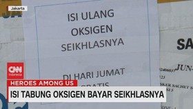 VIDEO: Isi Tabung Oksigen Bayar Seikhlasnya