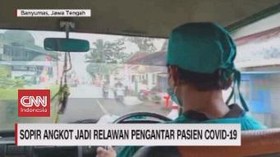 VIDEO: Sopir Angkot Jadi Relawan Pengantar Pasien Covid-19