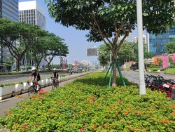 Penyekatan Kendaraan Ditiadakan, Begini Suasana di Jalan Sudirman Jakpus