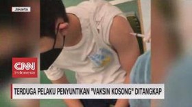 VIDEO: Terduga Pelaku Penyuntikan Vaksin Kosong Ditangkap