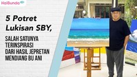 5 Potret Lukisan SBY, Salah Satunya Terinspirasi dari Hasil Jepretan Bu Ani