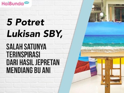 5 Potret Lukisan SBY, Salah Satunya Terinspirasi dari Hasil Jepretan Bu Ani