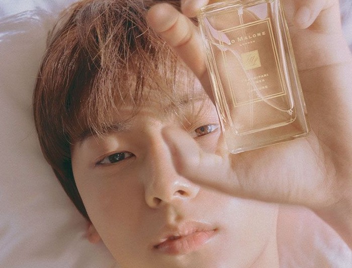 Tidak hanya Moncler, brand parfum high end, Jo Malone, juga memilih Minhyun sebagai brand ambassador pertama mereka di Korea. (Foto: cosmopolitan.co.kr)