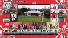 VIDEO: Upacara 17 Agustus Digelar Virtual