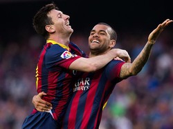 Dani Alves: Silakan Kejar Rekor Trofiku, Messi