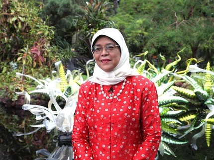 7 Potret Halimah Yacob, Muslimah yang Jadi Presiden Singapura