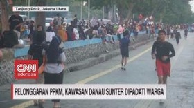 VIDEO: Pelonggaran PPKM, Kawasan Danau Sunter Dipadati Warga