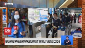 VIDEO: Naik Transjakarta Harus Tunjukkan Sertifikat Vaksin